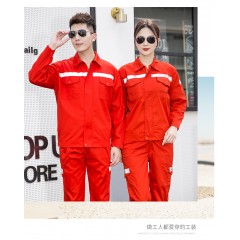 GYJ6615环卫灰反拉链夏长套装