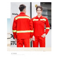 GYJ6616环卫绿反拉链夏长套装