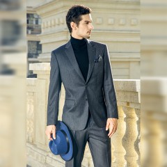男西服英伦商务男套装修身商务正装伴郎装新郎结婚礼服休闲西服
