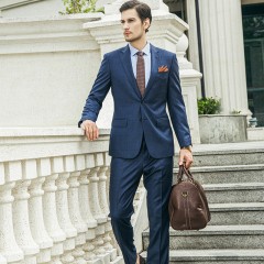 新郎结婚西服套装男士商务休闲韩版修身职业正装婚礼西装两件套