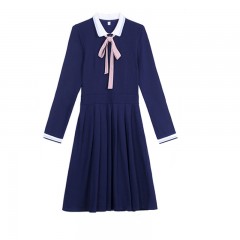 幼儿园老师职业工作服学院风套装教育连衣裙毛衣园服