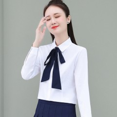 幼儿园园服老师长袖衬衫百褶裙套装教师工装