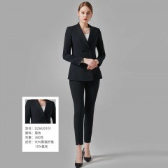 黑色西装套装女高端西服职业装气质正装珠宝工作服时尚销售工作装