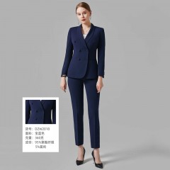 西装套装女宝蓝色2022早秋新款时尚职业工作服女西服气质女神范高端大牌