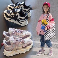 女童运动鞋2022春秋新款儿童时尚网红老爹鞋中大童学生休闲跑步鞋
