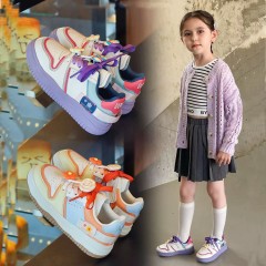 女童运动鞋2022春秋新款儿童鞋子棒棒糖板鞋百搭小女孩休闲鞋批发