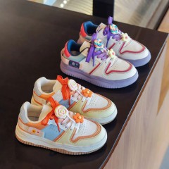 女童运动鞋2022春秋新款儿童鞋子棒棒糖板鞋百搭小女孩休闲鞋批发